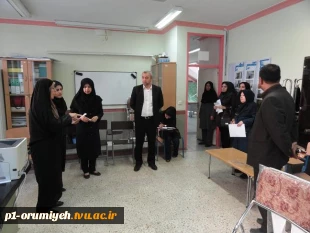 بازدید رئیس کمیته استانی نظارت و ارزیابی از دانشکده / آموزشکده های فنی و حرفه ای استان  3