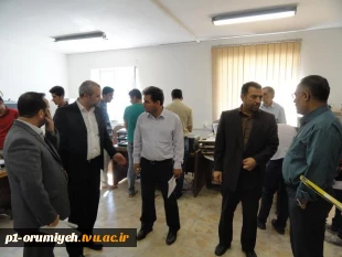 بازدید رئیس کمیته استانی نظارت و ارزیابی از دانشکده / آموزشکده های فنی و حرفه ای استان  5