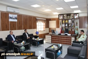 دیدار سرپرست دانشگاه فنی و حرفه‌ای آذربایجان غربی با فرمانده نیروی انتظامی استان 2
