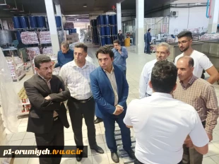 بازدید جمعی از اعضا هیئت علمی و کارکنان دانشگاه فنی و حرفه‌ای استان آذربایجان غربی از کارخانه تاتائو ارومیه 3