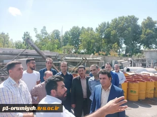 بازدید جمعی از اعضا هیئت علمی و کارکنان دانشگاه فنی و حرفه‌ای استان آذربایجان غربی از کارخانه تاتائو ارومیه 4