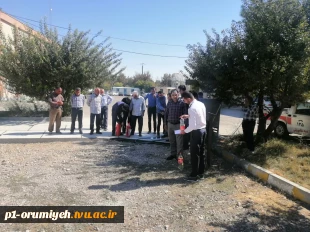 برگزاری دوره ارتقاء دانش آتش نشانی و ایمنی در دانشگاه فنی و حرفه‌ای استان آذربایجان غربی
 2