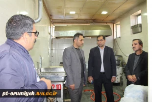 بازدید رئیس دانشگاه فنی و حرفه‌ای استان آذربایجان غربی از سلف سرویس دانشگاه 4