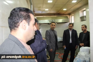 بازدید رئیس دانشگاه فنی و حرفه‌ای استان آذربایجان غربی از سلف سرویس دانشگاه 8