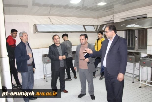بازدید رئیس دانشگاه فنی و حرفه‌ای استان آذربایجان غربی از خوابگاه شهید احمدی روشن 3