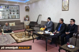 دیدار رئیس دانشگاه فنی و حرفه‌ای استان آذربایجان غربی با پدر شهید فخرالدین موسی‌الرضائی 4