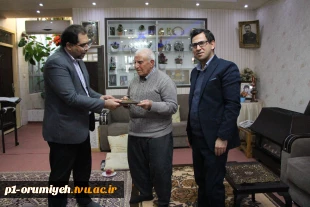 دیدار رئیس دانشگاه فنی و حرفه‌ای استان آذربایجان غربی با پدر شهید فخرالدین موسی‌الرضائی 6