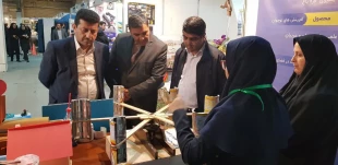 بازدید معاون پژوهش و فناوری دانشگاه فنی و حرفه‌ای استان آذربایجان غربی از نمایشگاه «ال فن»  3