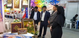 بازدید معاون پژوهش و فناوری دانشگاه فنی و حرفه‌ای استان آذربایجان غربی از نمایشگاه «ال فن»  4