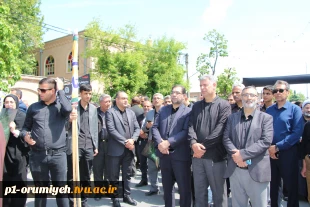حضور دانشگاهیان دانشگاه فنی و حرفه‌ای استان آذربایجان غربی در تجمع مردمى گرامیداشت یاد و خاطره شهیدان خدمت  2