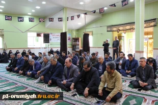 برگزاری مراسم بزرگداشت سالروز ارتحال حضرت امام خمینی (ره)، شهدای ۱۵ خرداد و شهدای خدمت در دانشگاه فنی و حرفه‌ای استان آذربایجان غربی 2