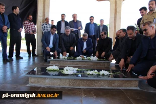برگزاری مراسم بزرگداشت سالروز ارتحال حضرت امام خمینی (ره)، شهدای ۱۵ خرداد و شهدای خدمت در دانشگاه فنی و حرفه‌ای استان آذربایجان غربی 2