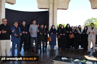برگزاری مراسم بزرگداشت سالروز ارتحال حضرت امام خمینی (ره)، شهدای ۱۵ خرداد و شهدای خدمت در دانشگاه فنی و حرفه‌ای استان آذربایجان غربی 2