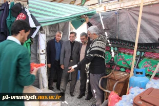 بازدید مدیرکل دفتر فرهنگی و اجتماعی دانشگاه ملی مهارت از موکب دانشگاهیان استان آذربایجان غربی در پیرانشهر 8