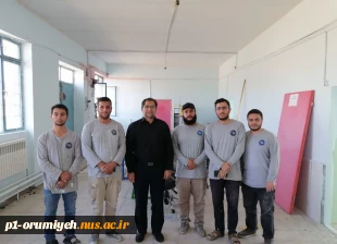 بازدید رئیس دانشگاه ملی و مهارت استان آذربایجان‌غربی از روند اجرای عملیات اردوی جهادی بسیج دانشجویی دانشگاه 2