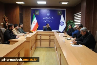 دیدار معاون علمی پژوهشی سپاه شهدا و مسئول ناحیه بسیج دانشجویی استان با رئیس دانشگاه ملی مهارت واحد استان آذربایجان غربی 2