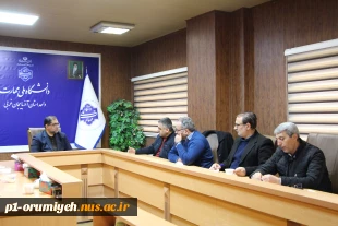 دیدار معاون علمی پژوهشی سپاه شهدا و مسئول ناحیه بسیج دانشجویی استان با رئیس دانشگاه ملی مهارت واحد استان آذربایجان غربی 5