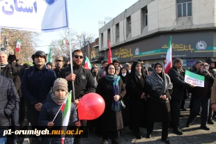 حضور کسترده دانشگاهیان دانشگاه ملی مهارت واحد استان آذربایجان غربی در راهپیمایی ۲۲ بهمن 3