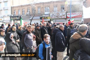 حضور کسترده دانشگاهیان دانشگاه ملی مهارت واحد استان آذربایجان غربی در راهپیمایی ۲۲ بهمن 7