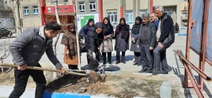 کاشت نهال به مناسبت روز درختکاری در محوطه دانشگاه ملی مهارت واحد استان آذربایجان غربی 13