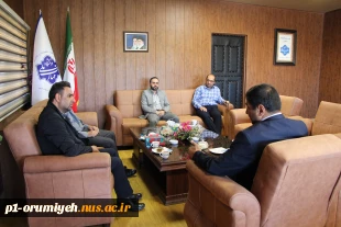 دیدار فرمانده سازمان بسیج ادارات و کارمندان آذربایجان غربی و رئیس کانون سردفتران و دفتریاران استان با سرپرست دانشگاه ملی مهارت استان 4