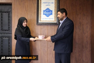 دیدار استاد مشاور و اعضای انجمن علمی گرافیک آموزشکده دختران ارومیه با سرپرست دانشگاه ملی مهارت استان آذربایجان غربی 2