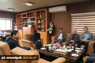 دیدار اعضای هیئت رئیسه مؤسسه آموزش عالی آفاق ارومیه با سرپرست دانشگاه ملی مهارت استان آذربایجان غربی 2