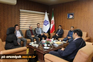 دیدار اعضای هیئت رئیسه مؤسسه آموزش عالی آفاق ارومیه با سرپرست دانشگاه ملی مهارت استان آذربایجان غربی 3