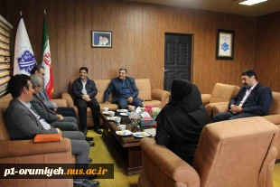 دیدار اعضای هیئت رئیسه مؤسسه آموزش عالی آفاق ارومیه با سرپرست دانشگاه ملی مهارت استان آذربایجان غربی 4