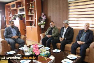 دیدار مسئول سازمان بسیج مهندسین عمران و معماری آذربایجان غربی با سرپرست دانشگاه ملی مهارت استان 2
