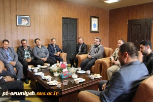 دیدار مسئول سازمان بسیج مهندسین عمران و معماری آذربایجان غربی با سرپرست دانشگاه ملی مهارت استان 3