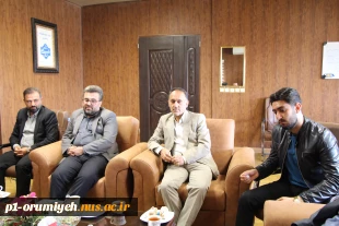 دیدار مسئول سازمان بسیج مهندسین عمران و معماری آذربایجان غربی با سرپرست دانشگاه ملی مهارت استان 4