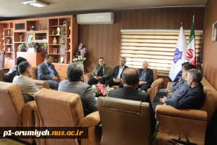 دیدار مسئول سازمان بسیج مهندسین عمران و معماری آذربایجان غربی با سرپرست دانشگاه ملی مهارت استان 7