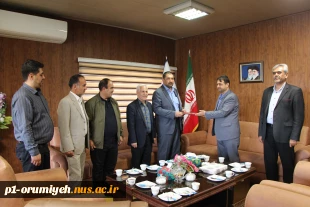 دیدار مسئول سازمان بسیج مهندسین عمران و معماری آذربایجان غربی با سرپرست دانشگاه ملی مهارت استان 8