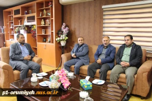دیدار مدیر شهرداری منطقه ۳ ارومیه با سرپرست دانشگاه ملی مهارت استان آذربایجان غربی 3