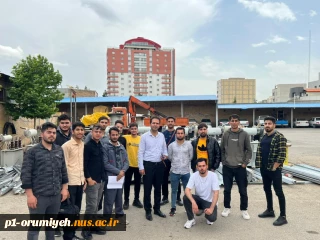 بازدید دانشجویان رشته برق دانشکده ملی مهارت شهید قاضی طباطبایی ارومیه از شرکت توزیع برق ارومیه