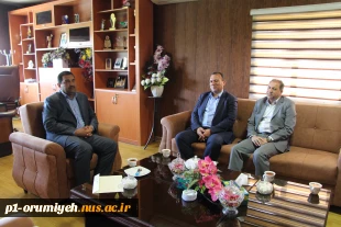 دیدار مدیر شعب بانک توسعه تعاون آذربایجان غربی با سرپرست دانشگاه ملی مهارت استان 2