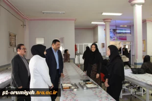 بازدید رئیس دانشگاه ملی مهارت استان آذربایجان غربی از سلف سرویس و خوابگاه دانشجویی آموزشکده دختران خوی 4