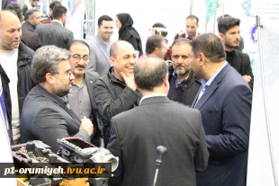 حضور معاون پژوهشی وزارت علوم، تحقیقات و فناوری در غرفه دانشگاه ملی مهارت استان آذربایجان غربی 8