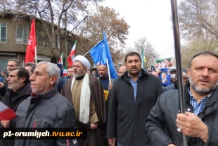 حضور دانشگاهیان دانشگاه ملی مهارت استان آذربایجان غربی در راهپیمایی روز جهانی قدس 9