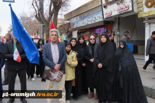 حضور دانشگاهیان دانشگاه ملی مهارت استان آذربایجان غربی در راهپیمایی روز جهانی قدس 10