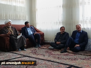 دیدار رئیس دانشگاه ملی مهارت استان آذربایجان غربی با خانواده دانشجوی شهید جنگ رمضان، شهید محمدرضا عبدالی و تقدیم پیام تسلیت دکتر زمانی
 2